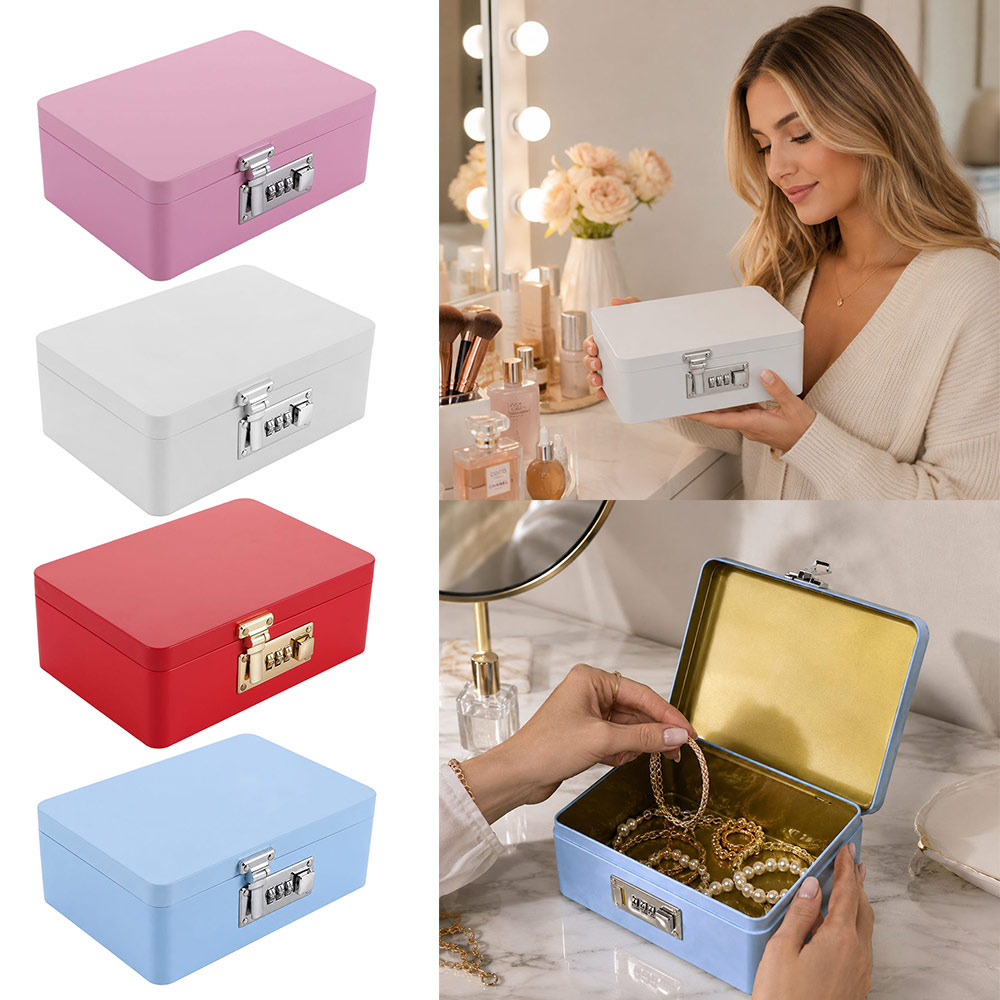 Medicine Cabinet Lock - صندوق تخزين بقفل رقمي، مصنوع من