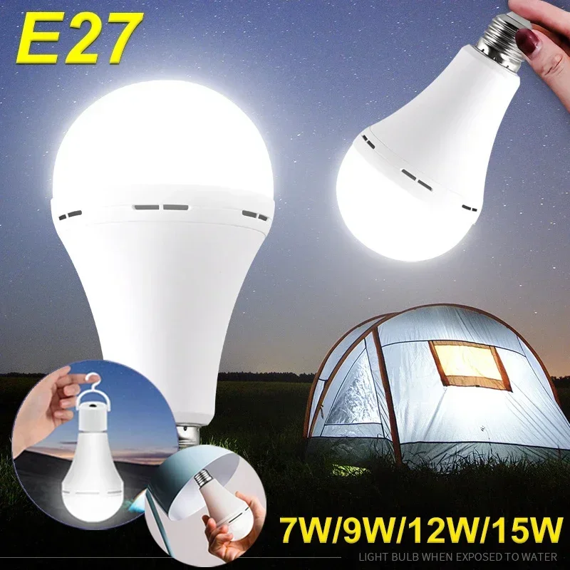 Power Outage Light - 7-15 واط LED التخييم ضوء سطوع